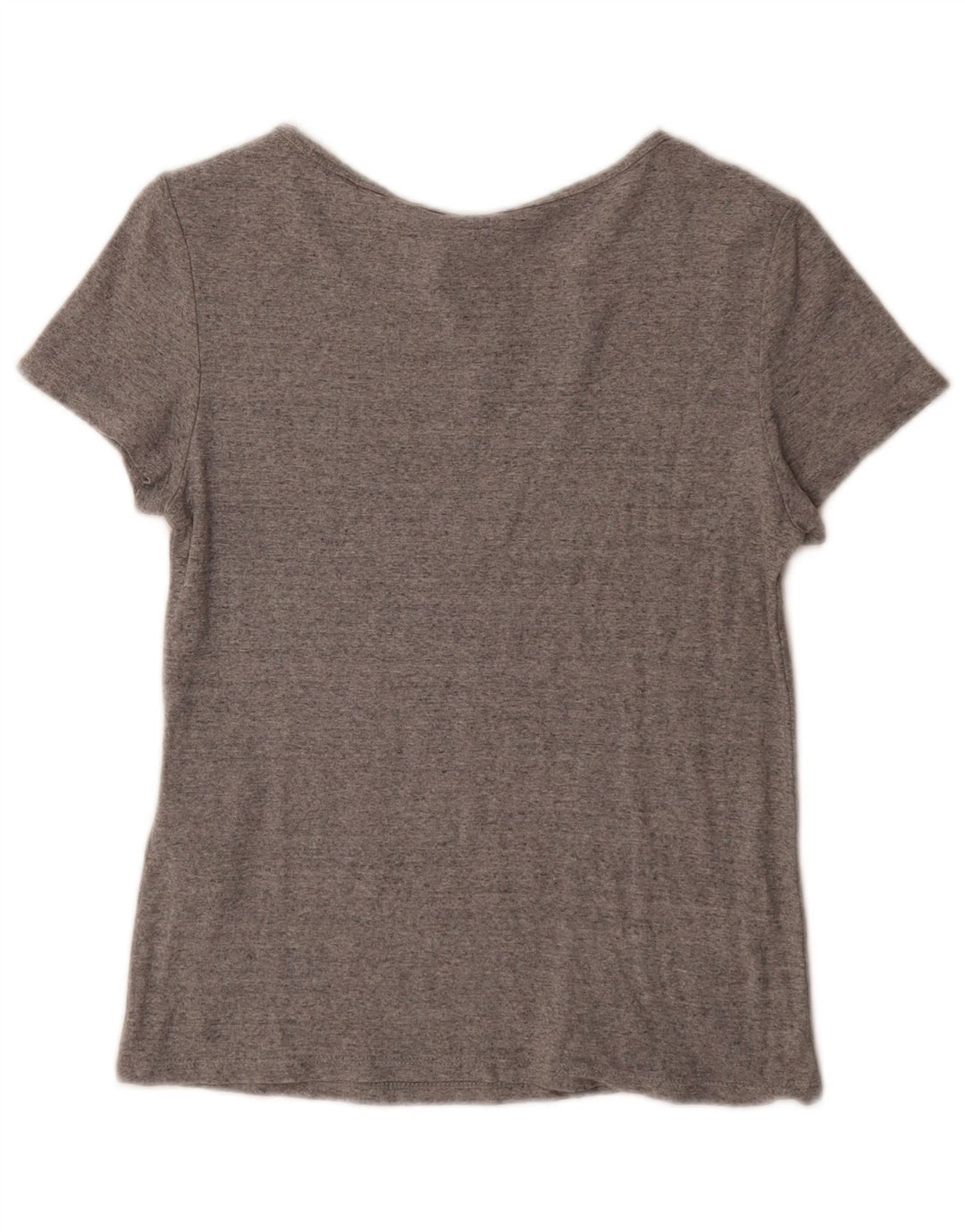 Levi's T-Shirt Femme UK 12 Gris Moyen Moucheté Coton