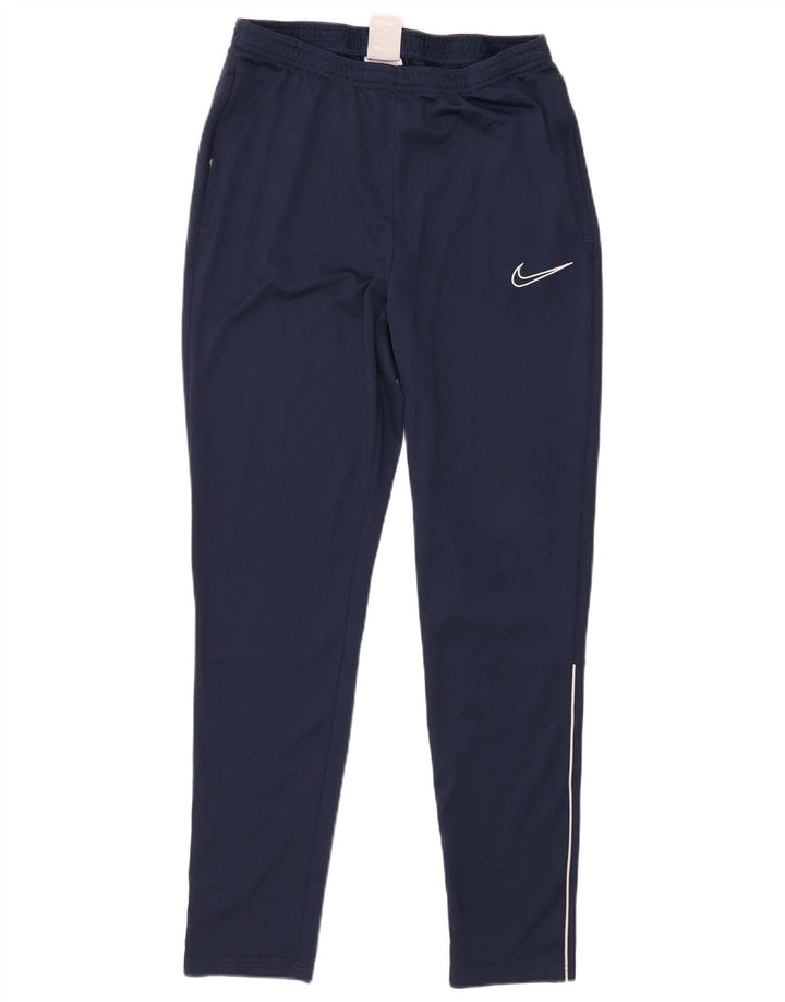 Nike Pantalon de survêtement Dri Fit pour homme Bleu marine moyen Polyester