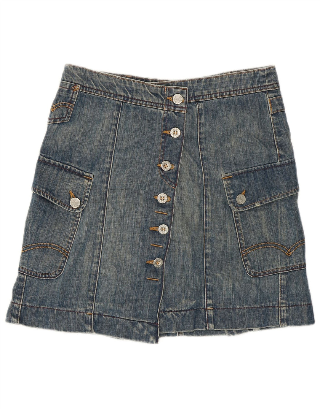 LEVI'S Jupe en Jean Femme Small W28 Bleu Coton