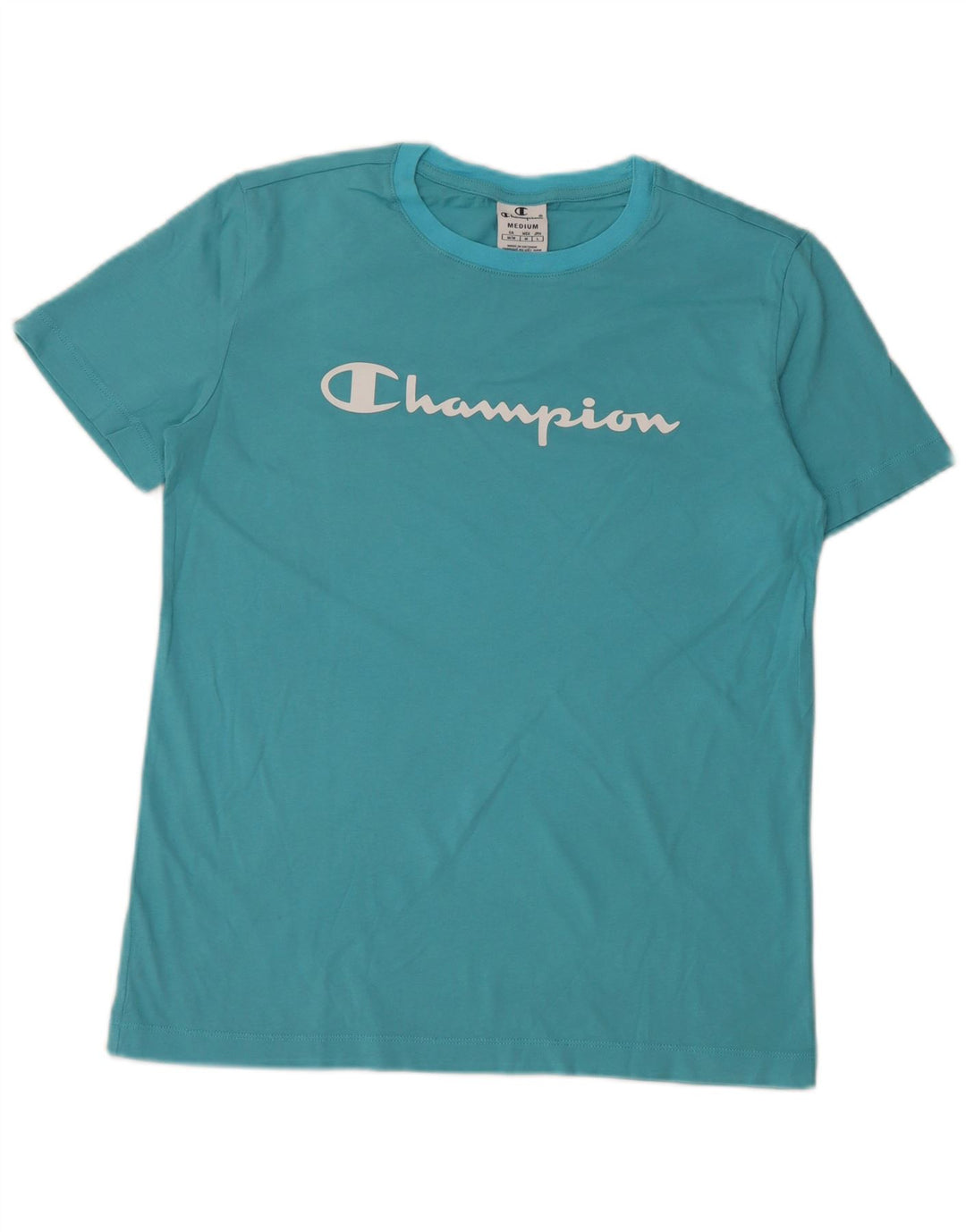 Champion T-Shirt Graphique Homme Bleu Moyen