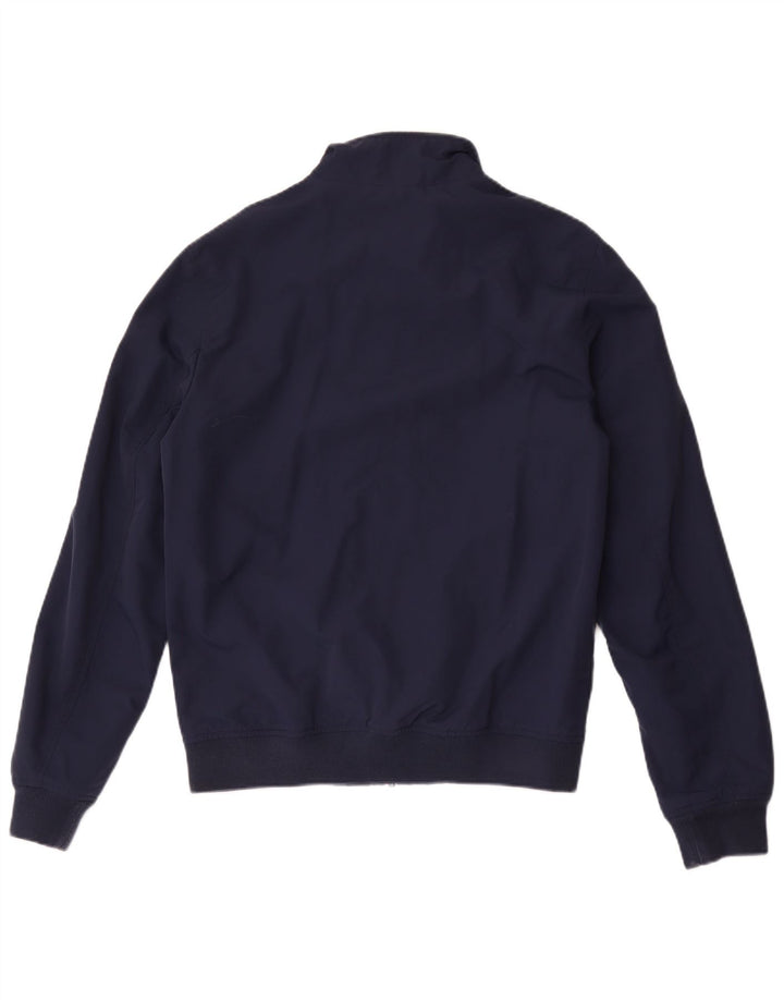 Tommy Hilfiger Veste Bomber Homme UK 36 Petit Bleu Marine Polyamide