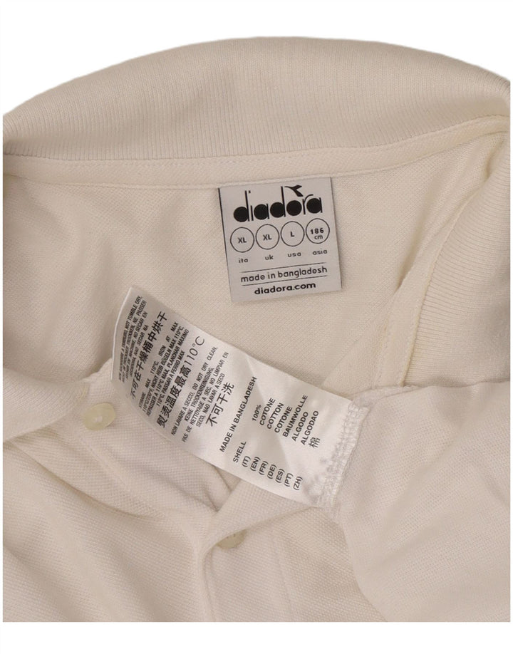 Diadora Polo Homme XL Blanc Coton