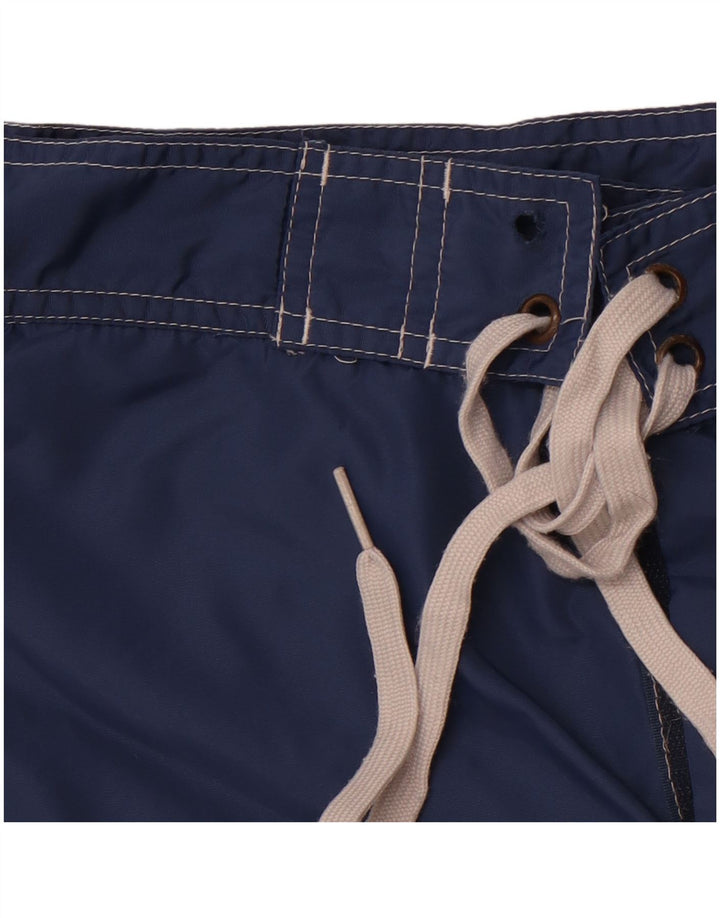 VINTAGE Short de Bain Homme Bleu Marine Moyen