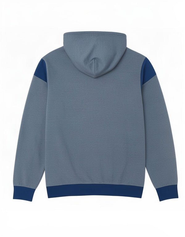 Adidas Pull à capuche zippé pour homme Grand coton bleu