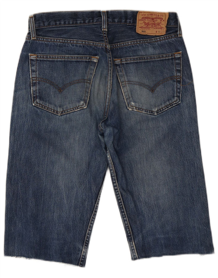 LEVI'S Bermuda 501 Denim Homme W32 Bleu Moyen Coton