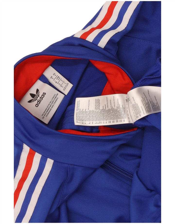 Adidas Veste de survêtement pour homme Petit Bleu Colorblock Polyester