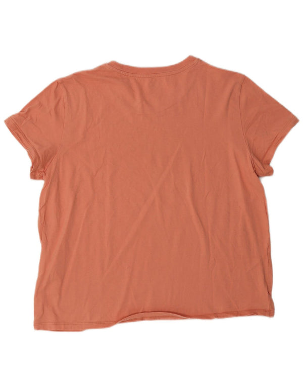 Levi's T-Shirt Graphique Femme UK 18 XL Rose Coton