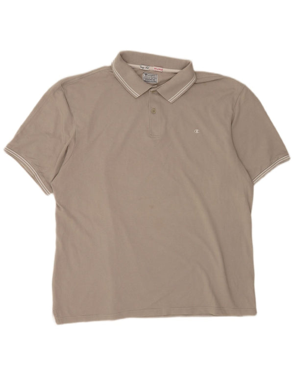 Champion Polo Easy Fit Homme 3XL Gris Coton