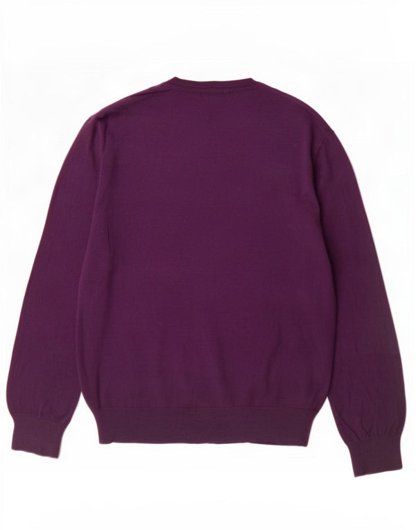 Gap Pull Col V Homme XL Violet Coton