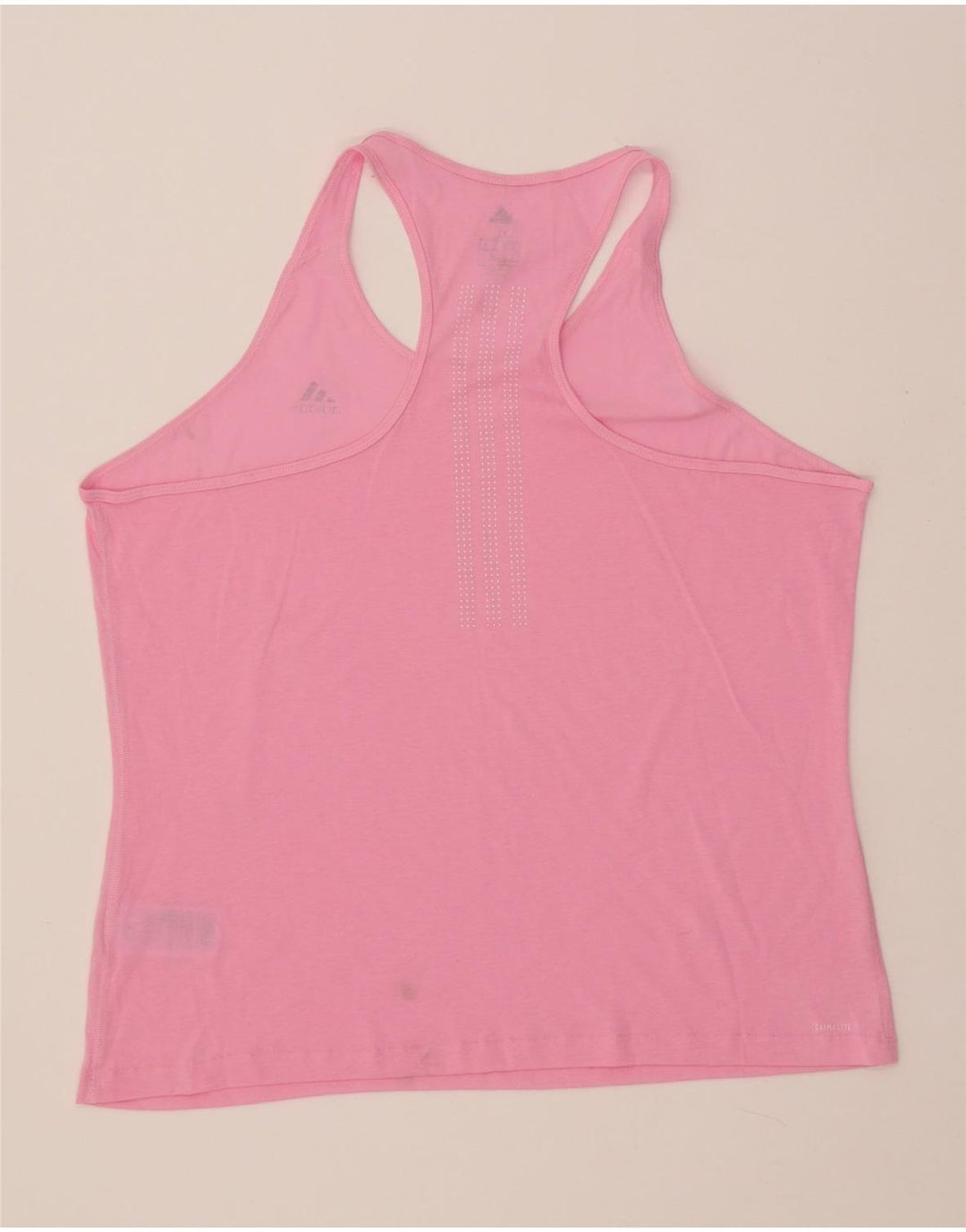 ADIDAS Femmes Climalite Débardeur UK 20/22 XL Rose Polyester