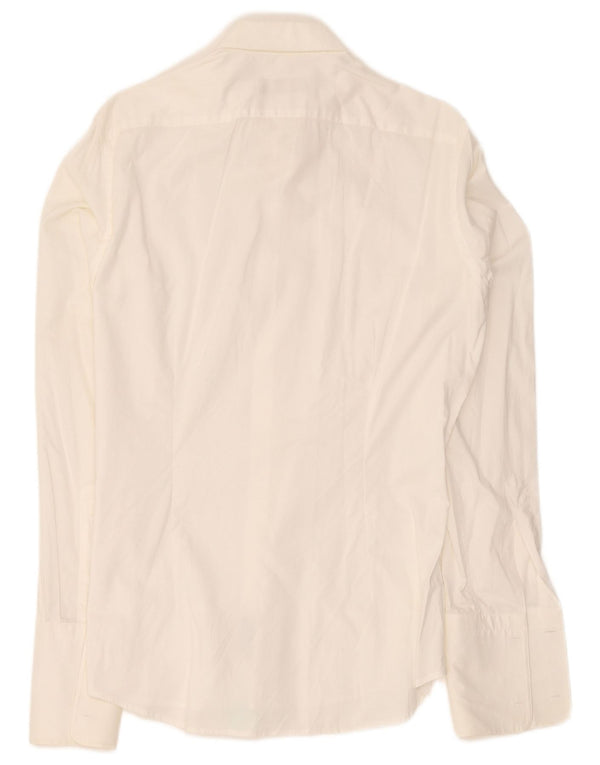 Pierre Cardin Chemise Homme Taille 40 15 3/4 Moyen Blanc