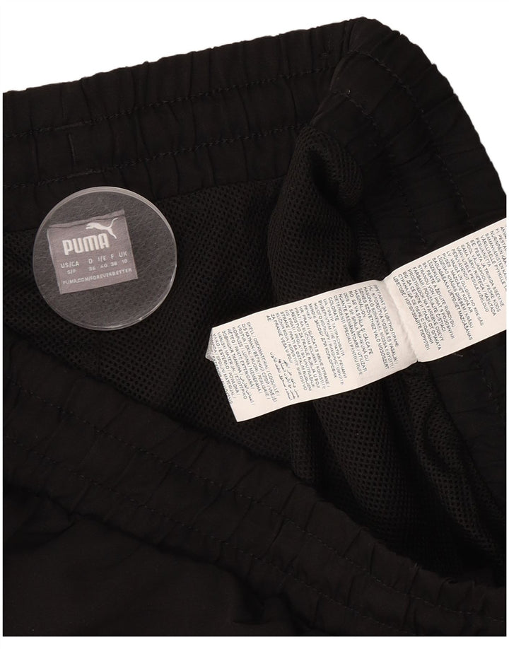 Puma Short de sport pour femme UK 10 Small Noir Polyester