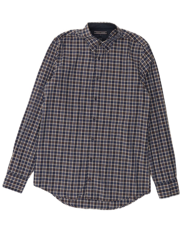 Tommy Hilfiger Chemise Slim Fit Homme Bleu Moyen à Carreaux
