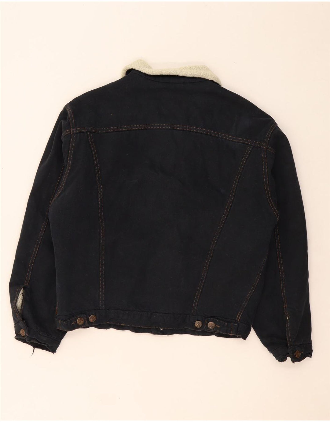 AMERICANINO Veste en Jean Homme UK 36 Petit Bleu Marine