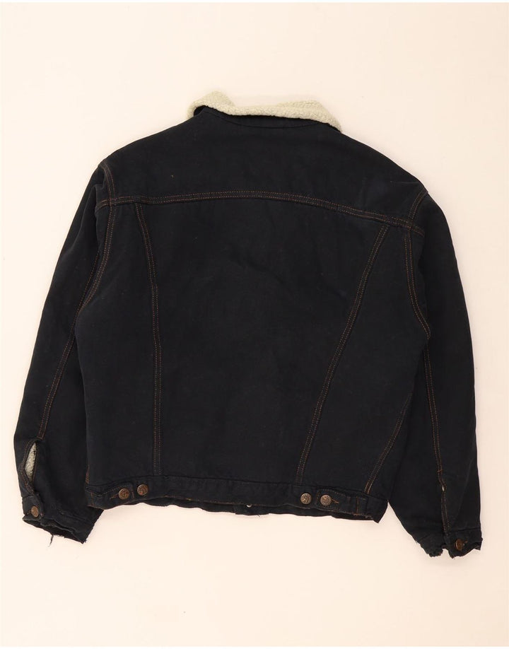 AMERICANINO Veste en Jean Homme UK 36 Petit Bleu Marine