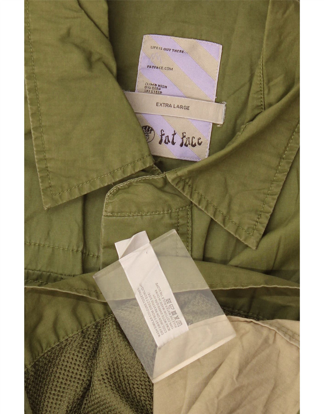 Fat Face Veste utilitaire pour homme UK 42 XL Coton vert