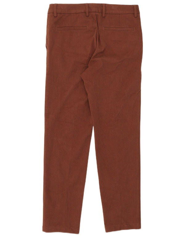 Hugo Boss Pantalon chino slim pour homme EU 46 Small W30 L30 Marron Polyester