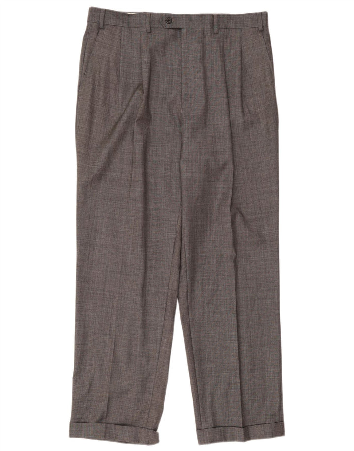 Chaps Pantalon de costume pour homme W34 L31 Gris