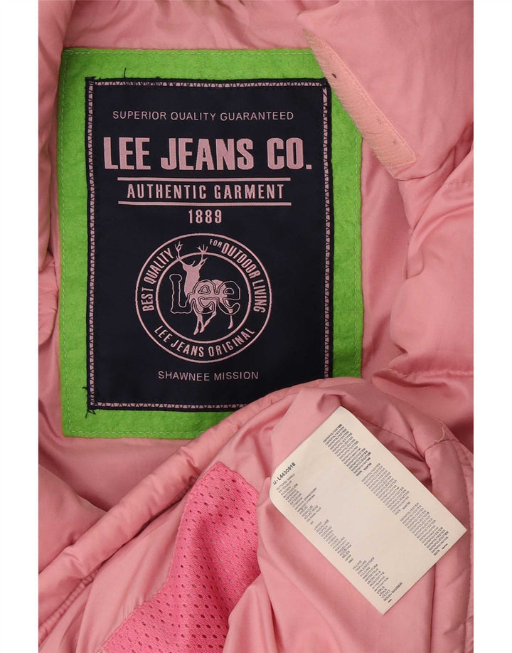 Lee Gilet rembourré pour femme UK 16 Large Rose Polyester