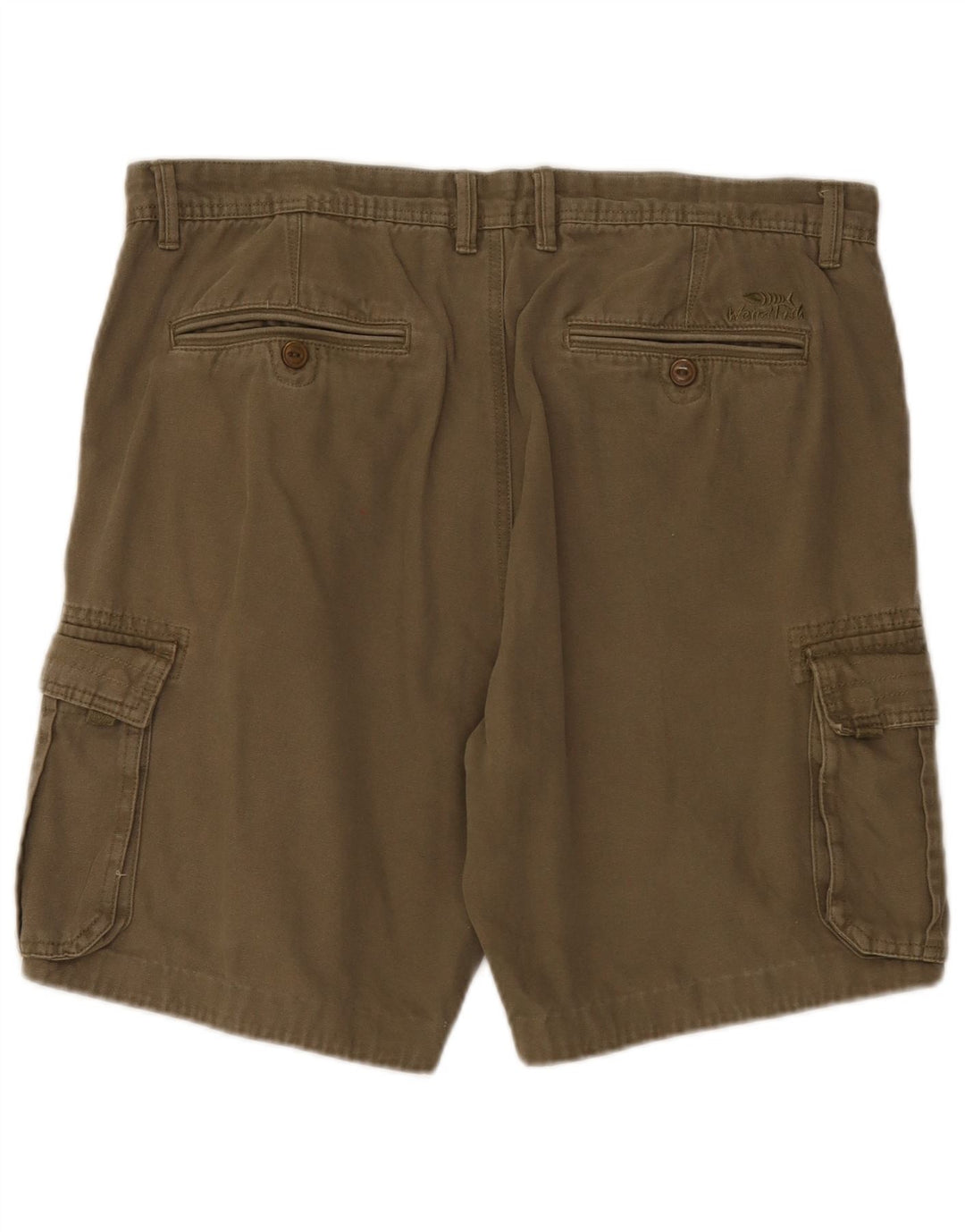Weird Fish Short Cargo Homme W38 XL Kaki Coton
