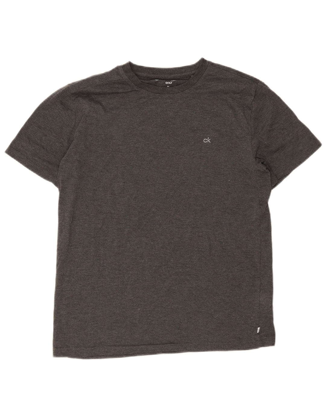 Calvin Klein T-Shirt Homme Gris Moyen Polyester