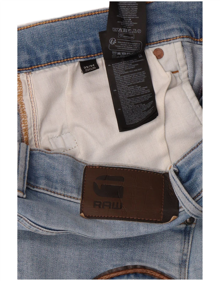 G-STAR Jean skinny homme W33 L34 bleu coton