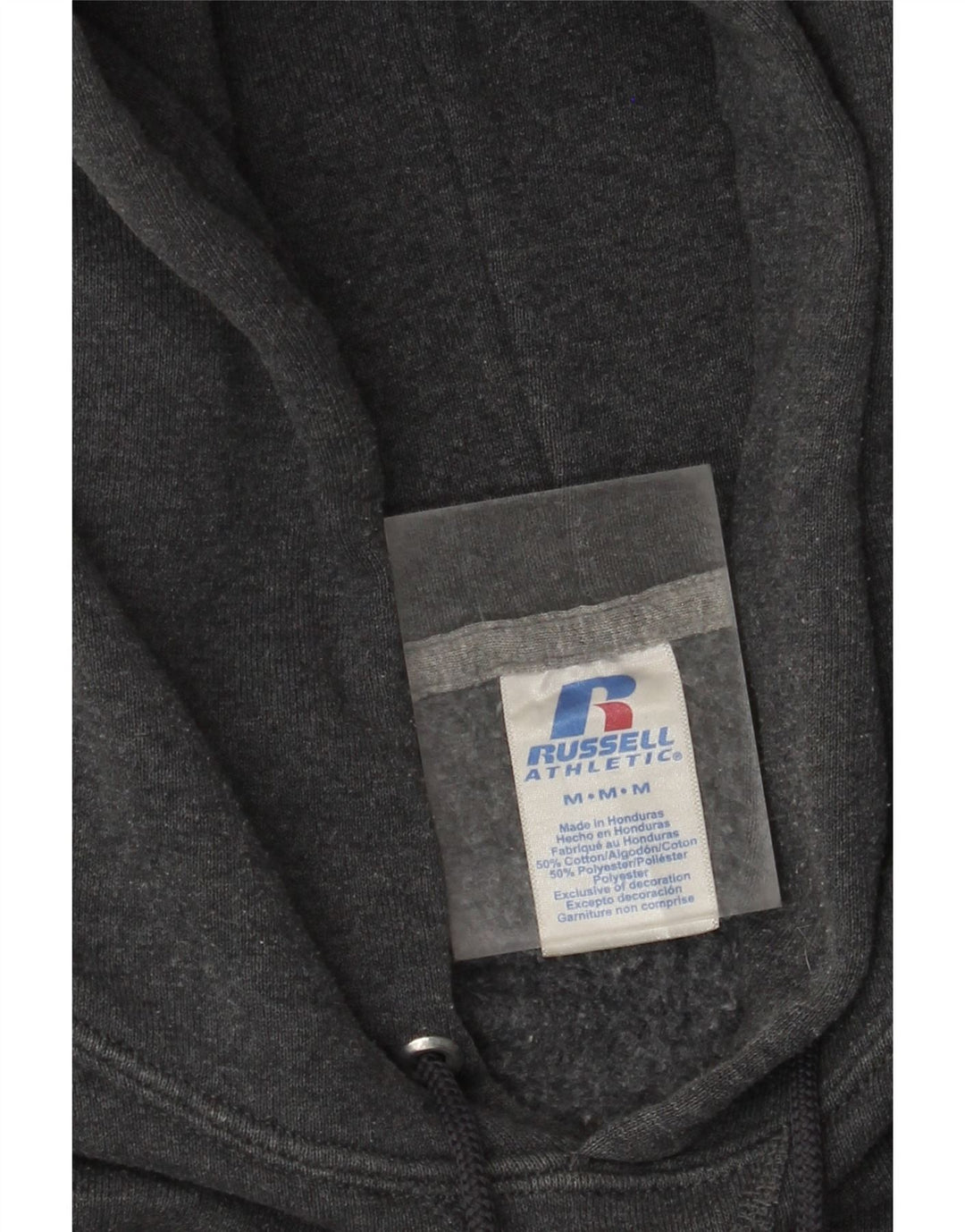 RUSSELL ATHLETIC Pull à Capuche Graphique Cougars Homme Gris Moyen Coton