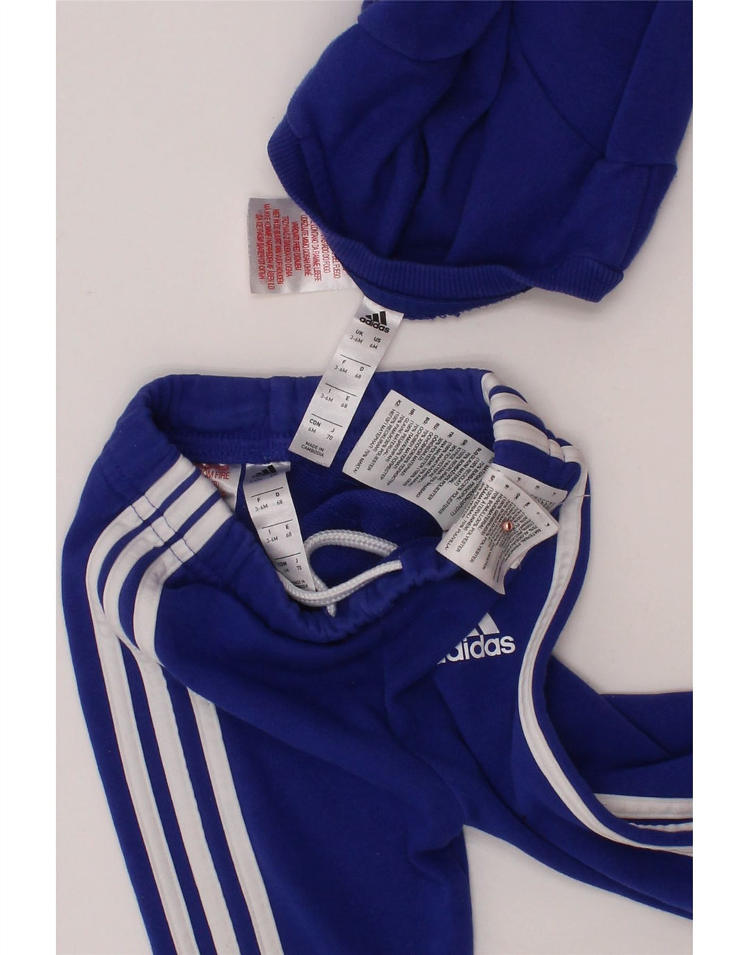 ADIDAS Survêtement complet graphique bébé garçon 3-6 mois bleu coton