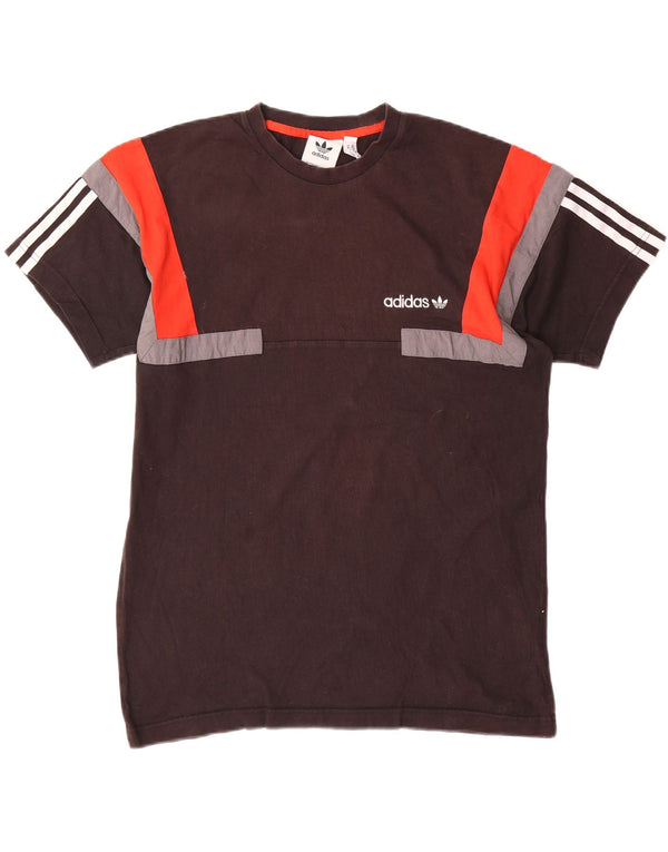 Adidas T-shirt homme en coton color block noir moyen