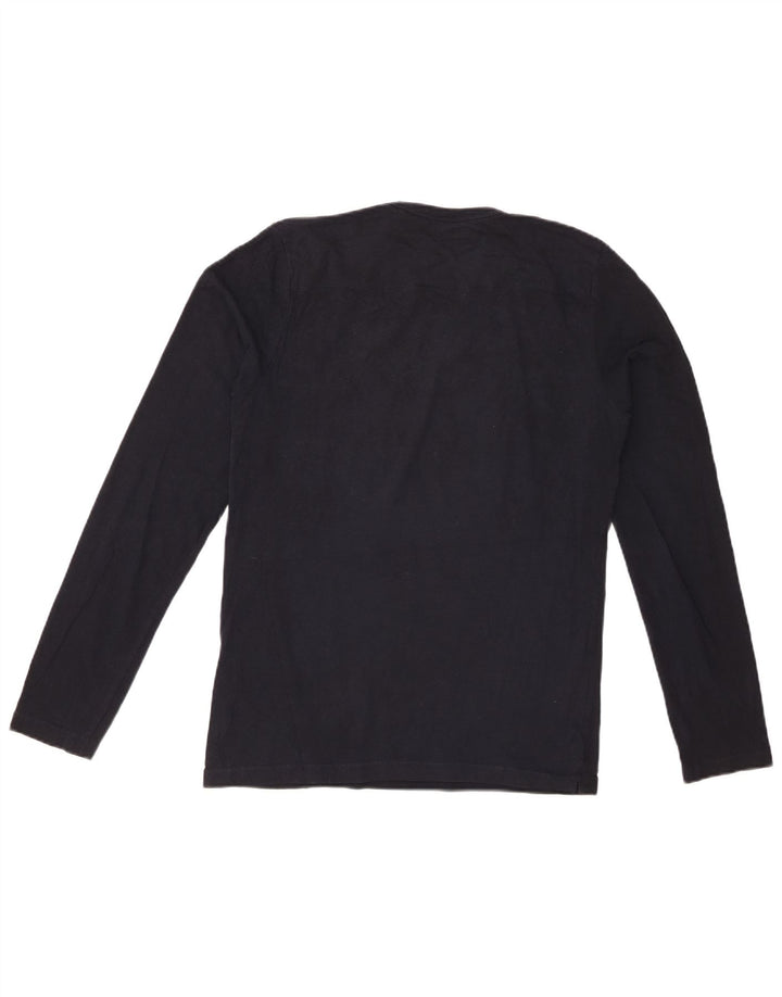 FRENCH CONNECTION Haut Homme Manches Longues Bleu Marine Moyen Coton
