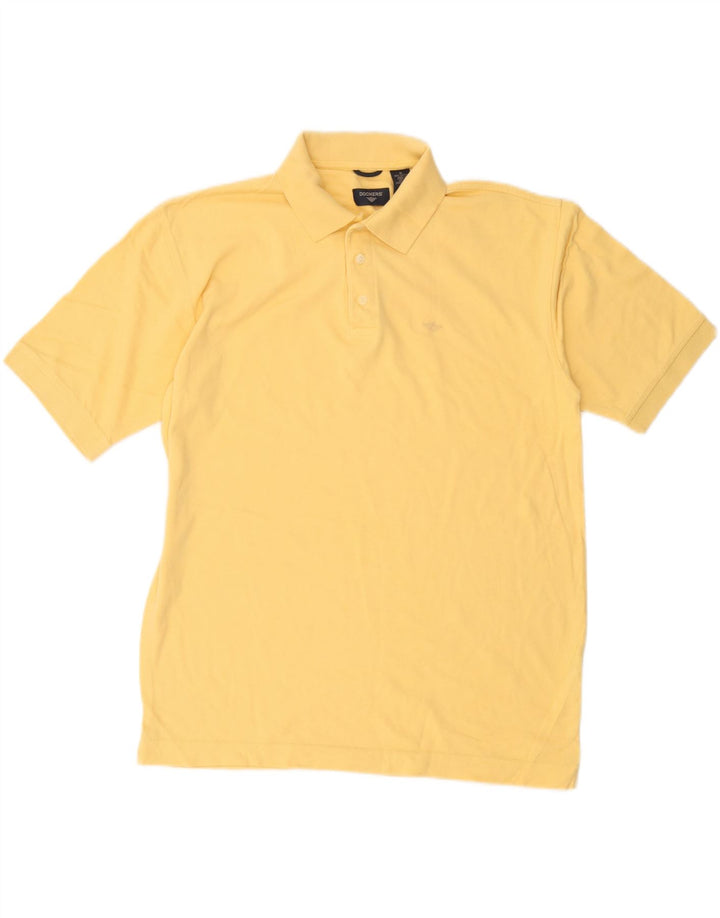Dockers Polo Homme Jaune Moyen Coton