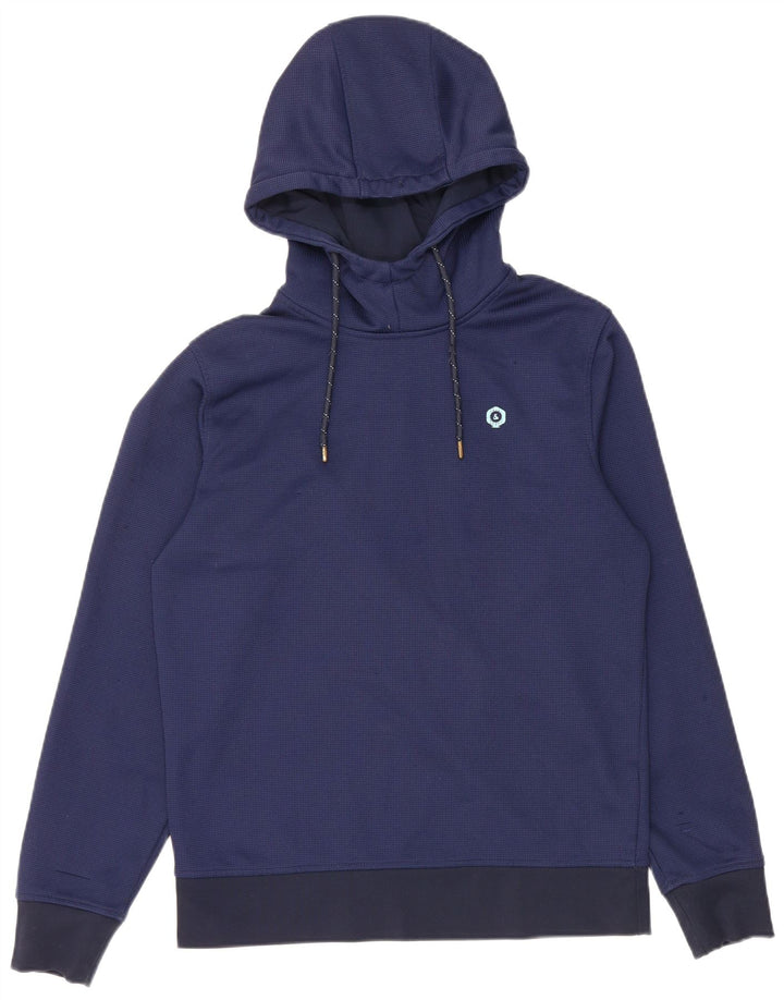Jack & Jones Pull à capuche pour homme Bleu moyen Polyester
