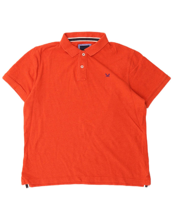 Crew Clothing Polo Homme Grand Orange Coton