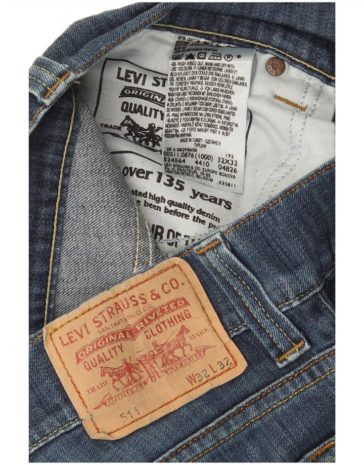 Levi's Jean Slim 511 Homme Bleu W32 L32 Coton