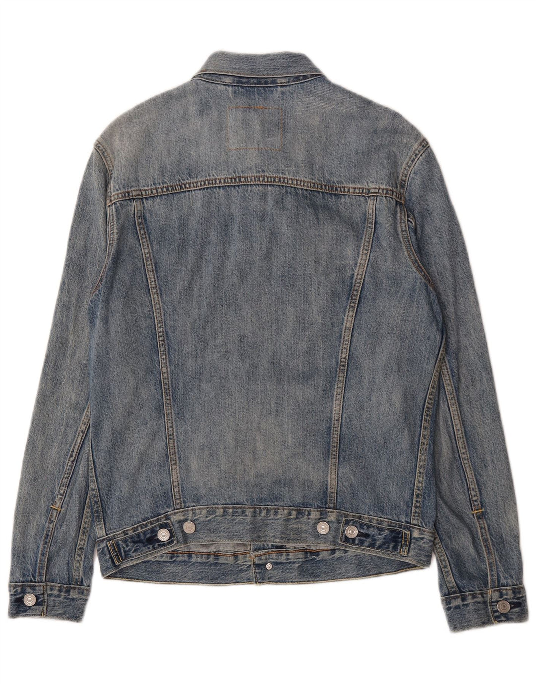 Levi's Veste en Jean Homme UK 38 Bleu Moyen Coton