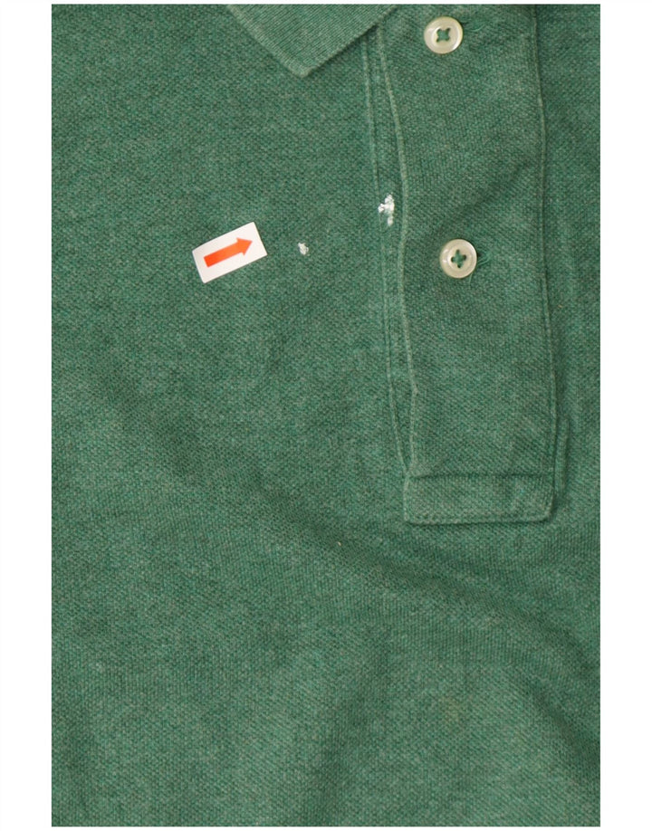 POLO RALPH LAUREN Polo à Manches Longues Homme Vert Moyen Coton