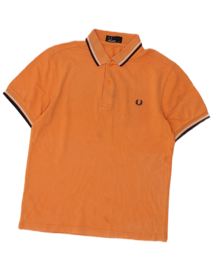 FRED PERRY Polo Homme Petit Orange Coton
