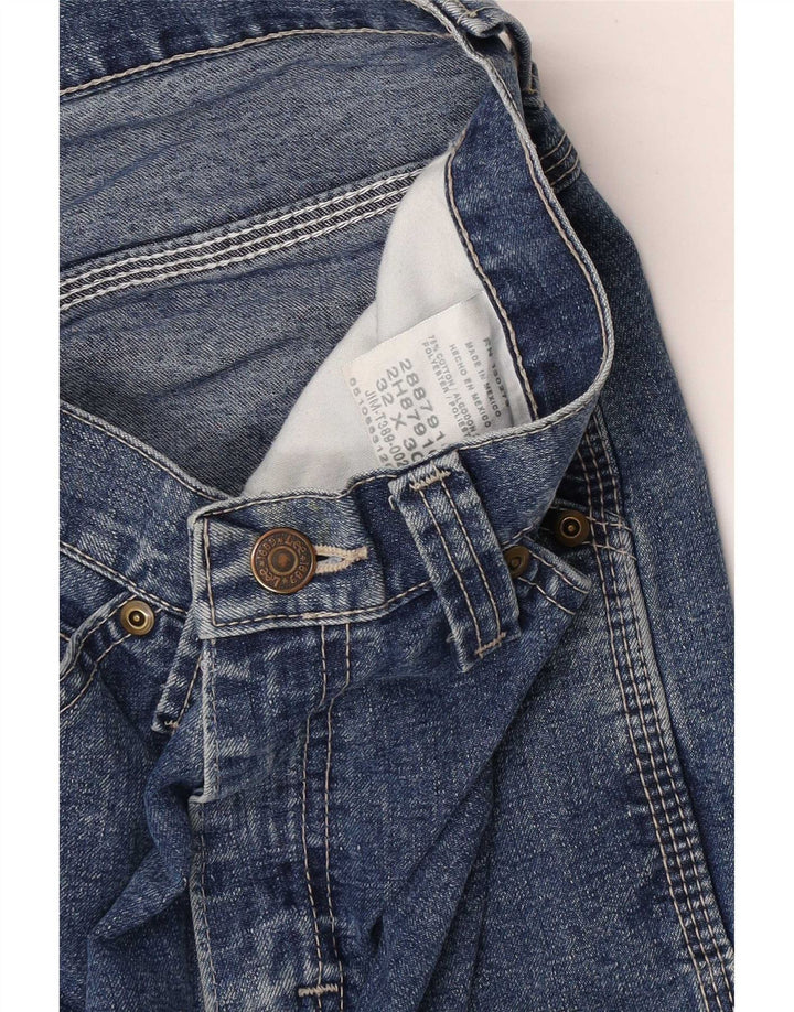 Lee Jean droit cargo femme W32 L30 coton fleuri bleu
