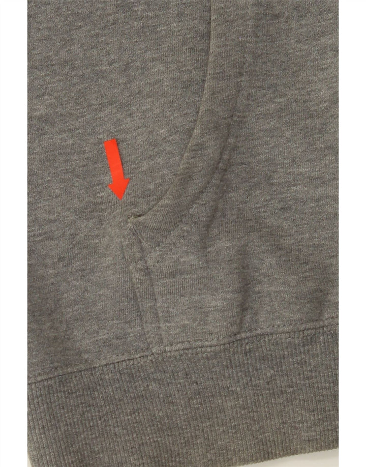 FILA Mens Graphic Hoodie Jumper Large Grey Cotton Vintage Fila and Second-Hand Fila from Messina Hembry 