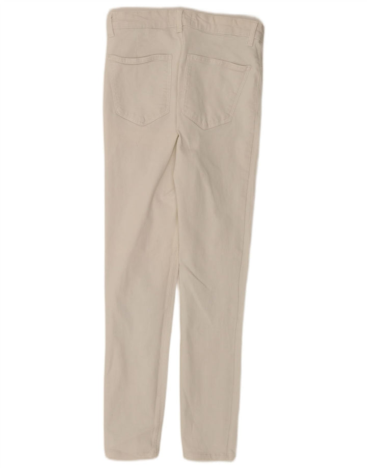 Zara Jean Jegging Femme EU 38 Petit W28 L28 Blanc