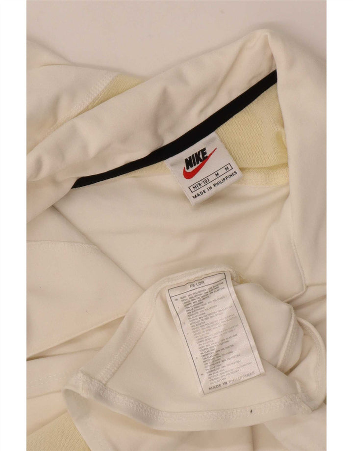 Polo Nike Femme US 8/10 Polyester Colorblock Blanc Moyen