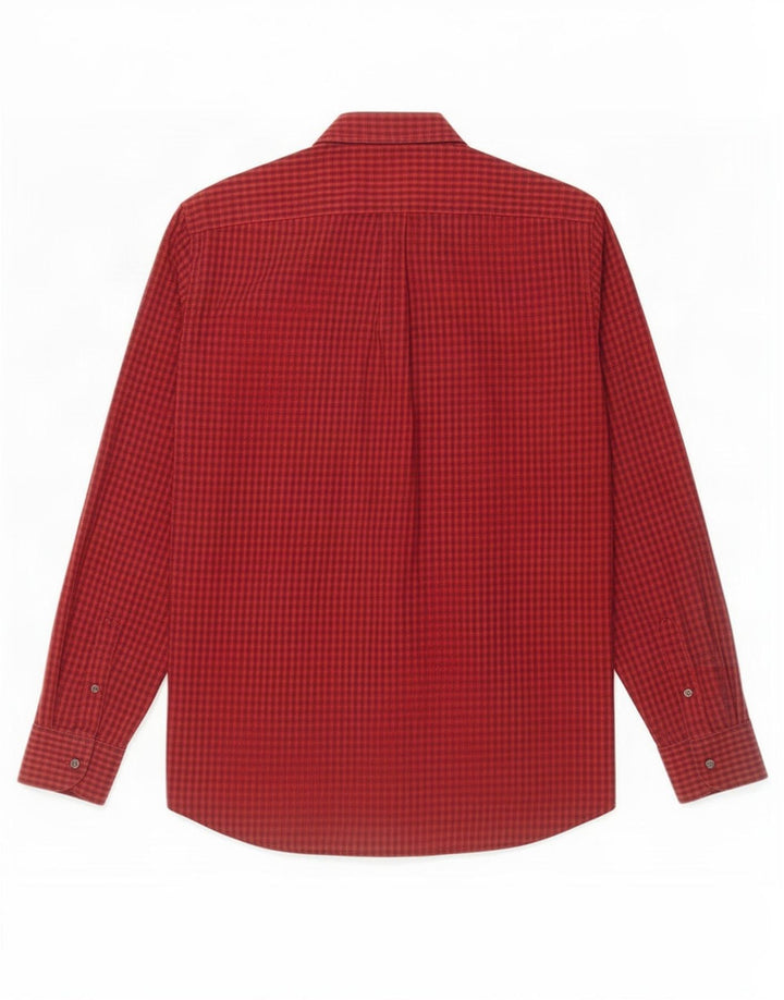 Harmont & Blaine Chemise Homme Grand Carreau Rouge Coton