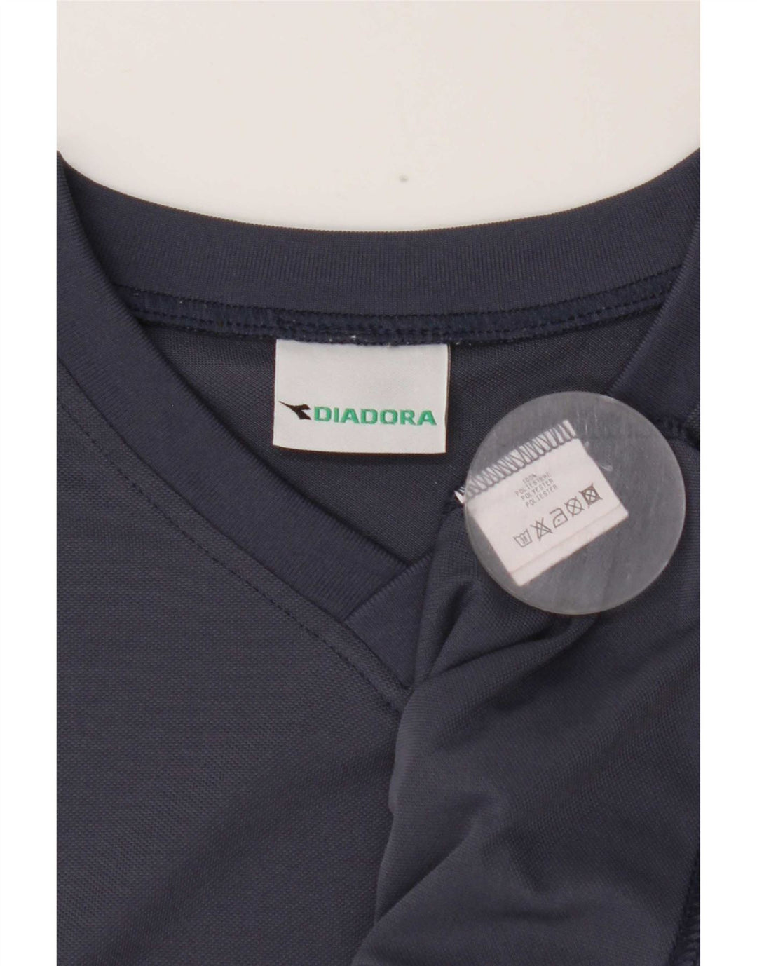 Diadora T-Shirt Homme Bleu Marine Moyen Polyester