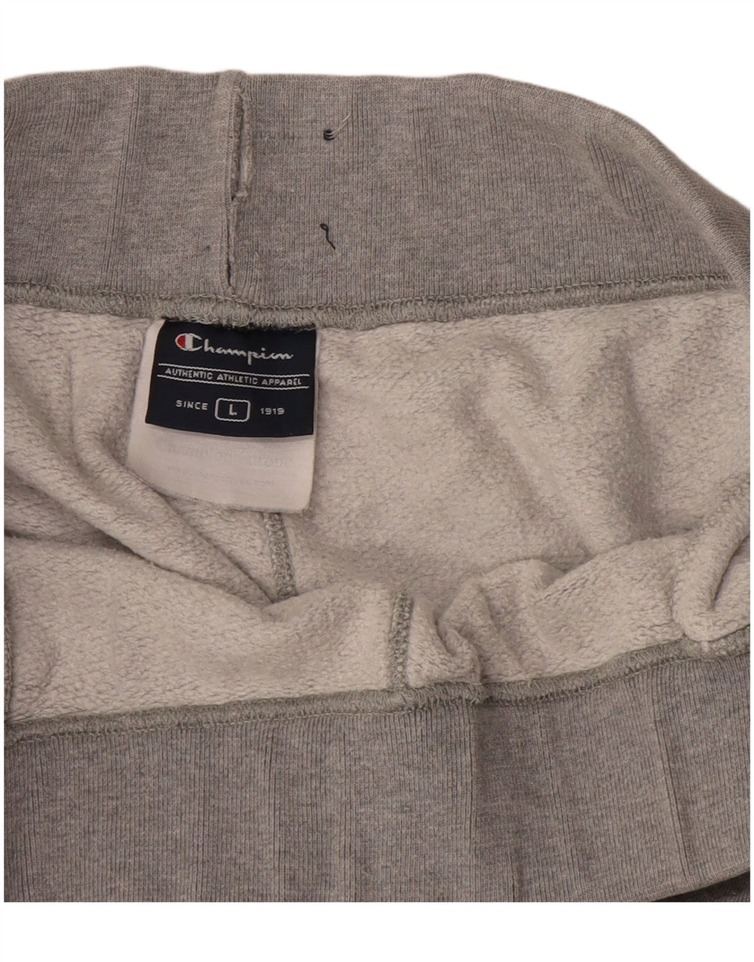 Champion Short de Sport Homme Grand Coton Chiné Gris