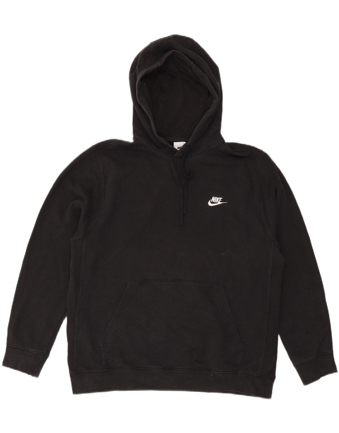NIKE Pull à capuche pour homme Grand coton noir