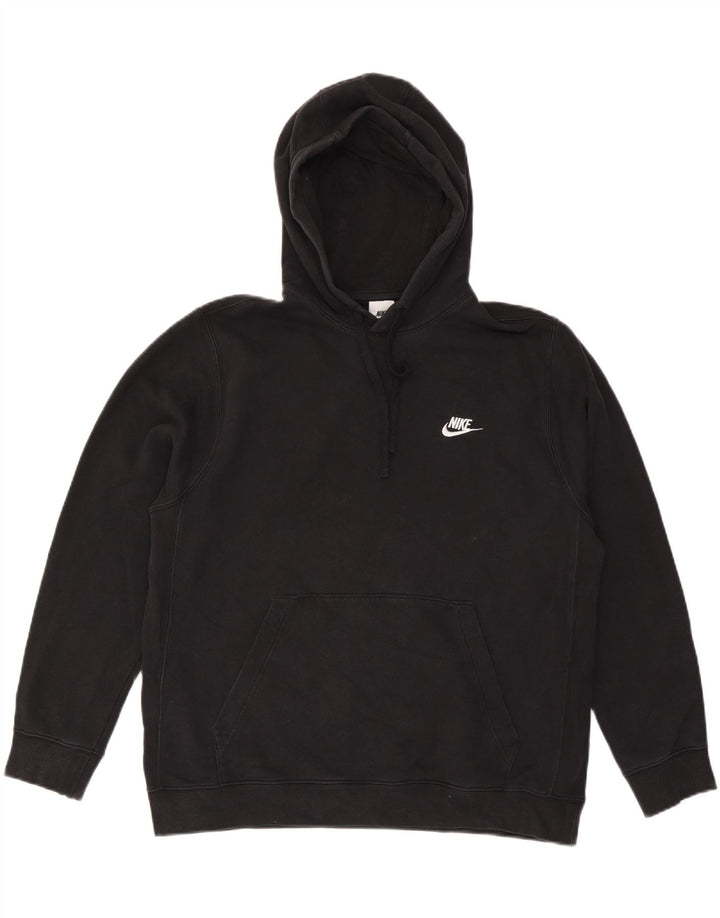 NIKE Pull à capuche pour homme Grand coton noir