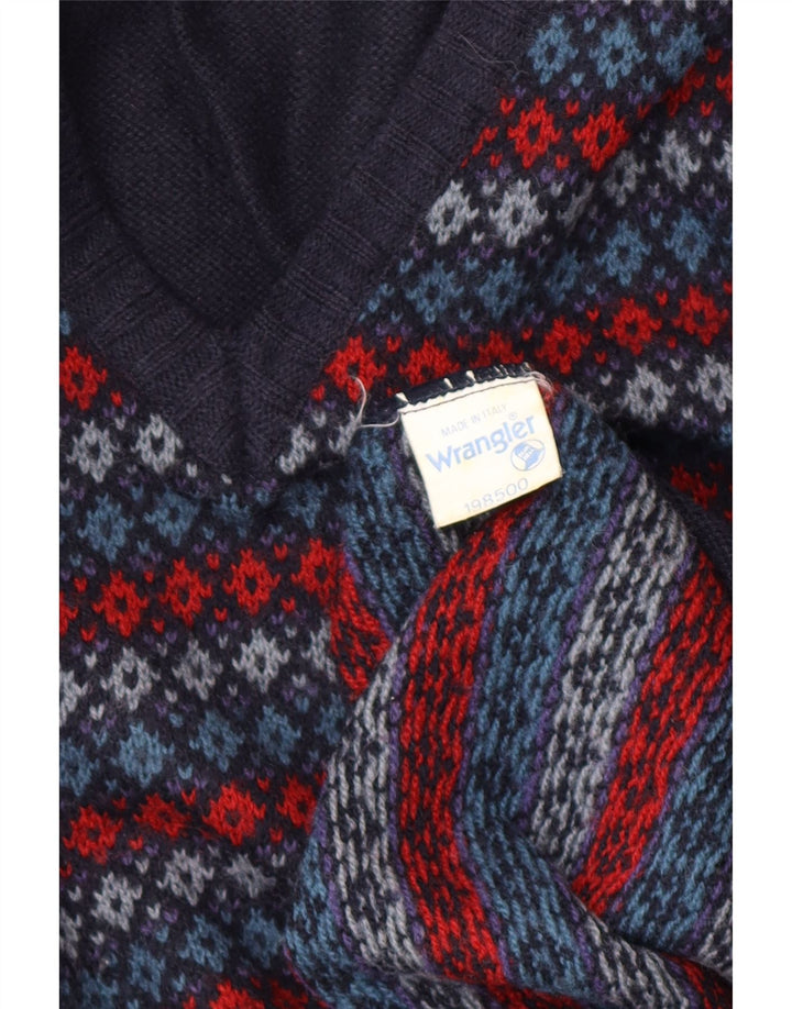 WRANGLER Débardeur Homme Bleu Marine Moyen Argyle/Diamond Laine