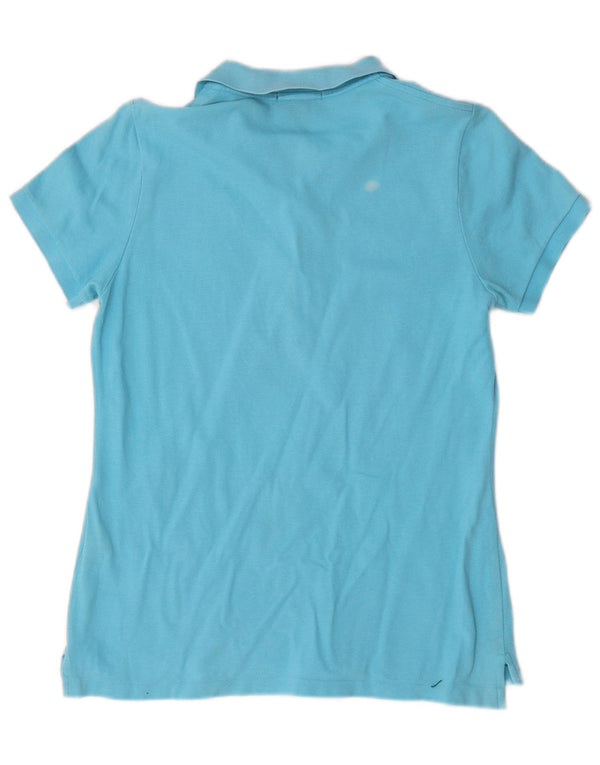 Ralph Lauren Polo skinny pour femme UK 14 Grand coton bleu