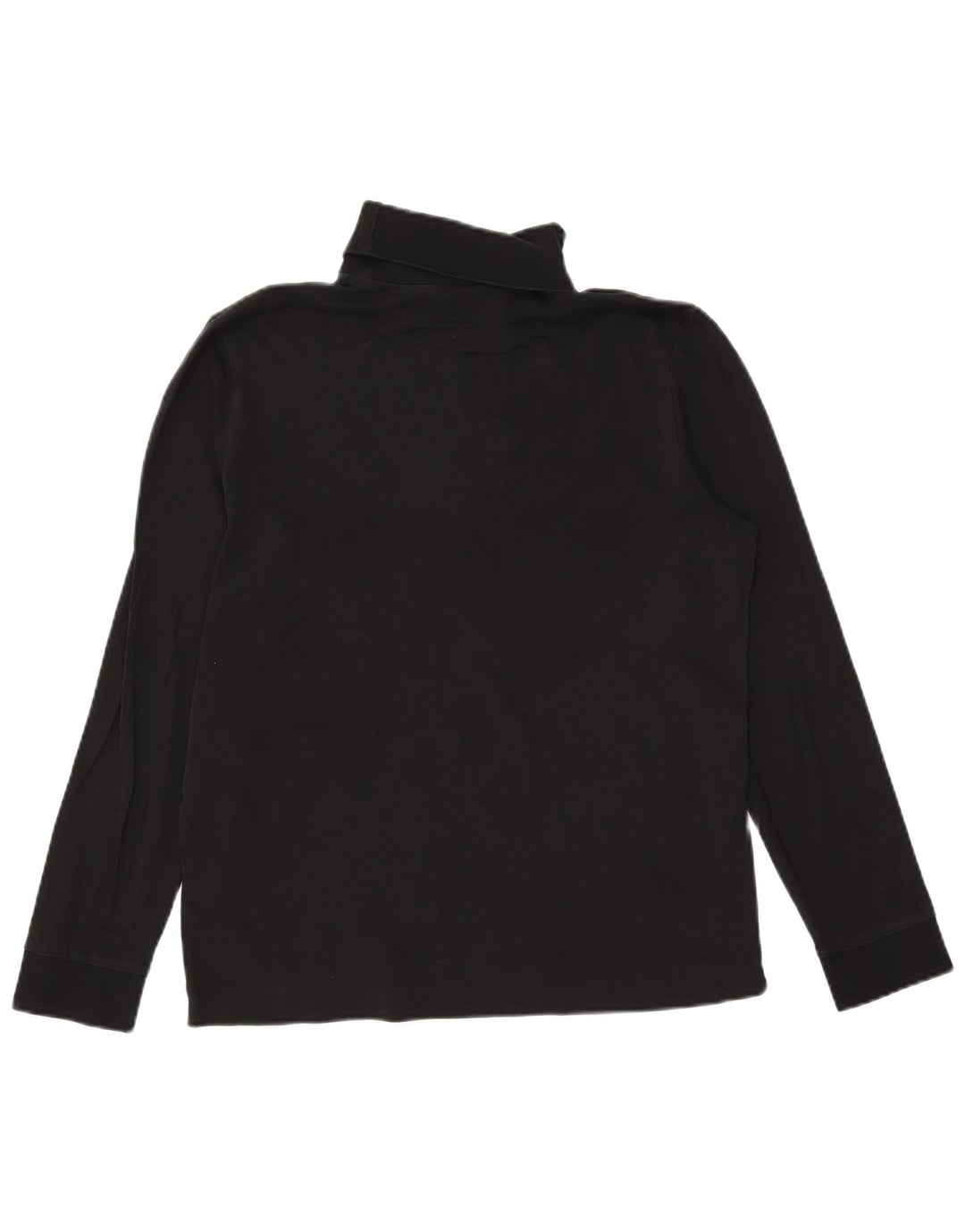 HUGO BOSS Haut à Col Roulé à Manches Longues Homme Noir Moyen Coton