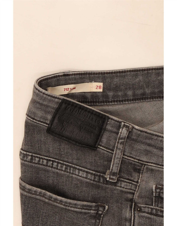Levi's Jean Slim 712 Femme W28 L26 Gris